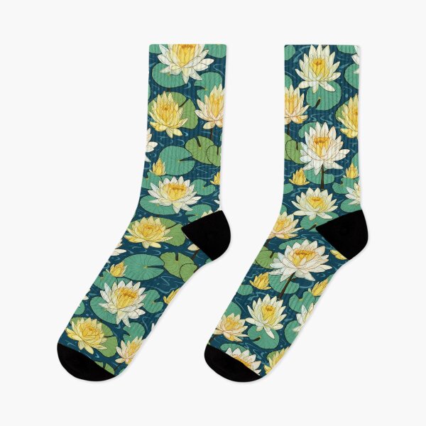 Item preview, Water Lily Golden Pattern designed and sold by setofeights.