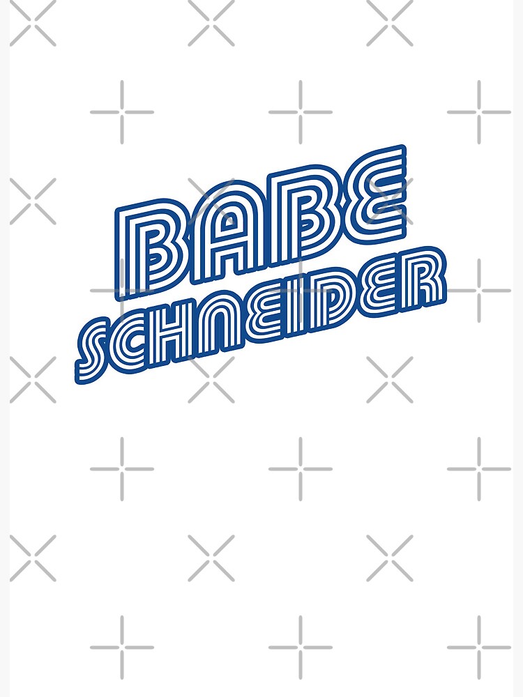 The Logo Babe Schneider Shirt Davis Schneider - Toronto Blue Jays