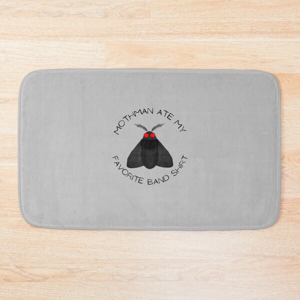 Item preview, Mothman ate my favorite band shirt designed and sold by Budibabe.
