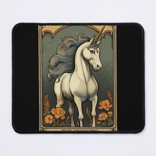 Item preview, Unicorn Tarot Card Vintage Artwork designed and sold by Digitalio.