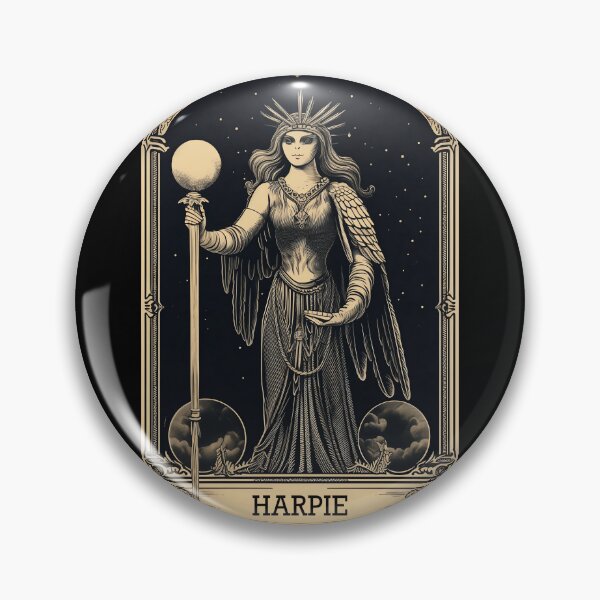 Item preview, Harpie Tarot Card Vintage Artwork designed and sold by Digitalio.