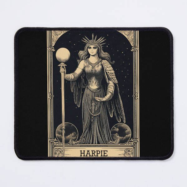 Item preview, Harpie Tarot Card Vintage Artwork designed and sold by Digitalio.