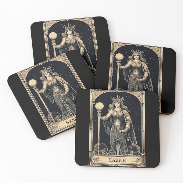 Item preview, Harpie Tarot Card Vintage Artwork designed and sold by Digitalio.
