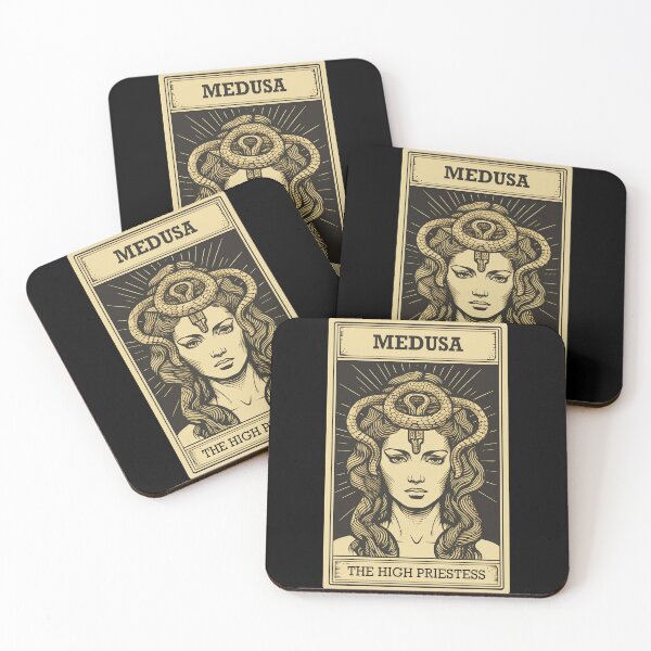 Item preview, Medusa Tarot Card Vintage Artwork designed and sold by Digitalio.