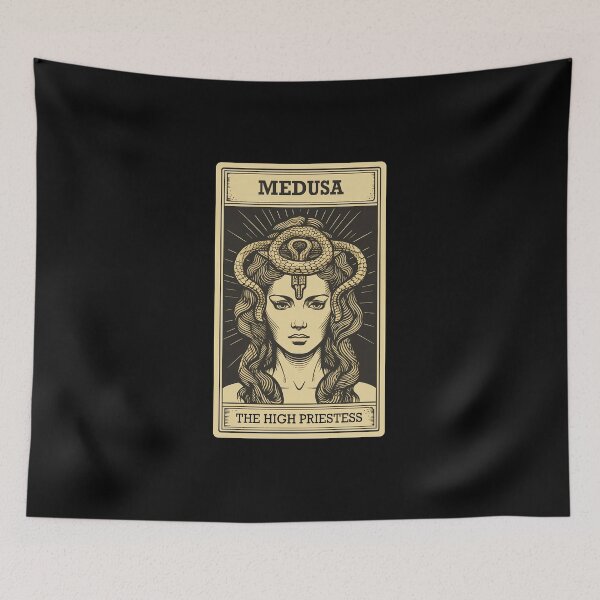Item preview, Medusa Tarot Card Vintage Artwork designed and sold by Digitalio.