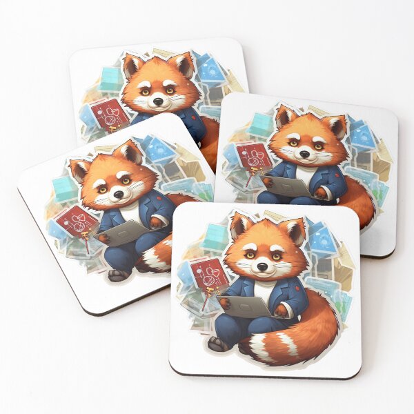 Item preview, Red Panda School Red Panda Scientist Red Panda Mathematic designed and sold by ArtFromBeyond.