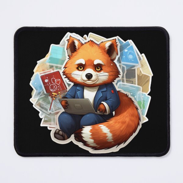 Item preview, Red Panda School Red Panda Scientist Red Panda Mathematic designed and sold by ArtFromBeyond.