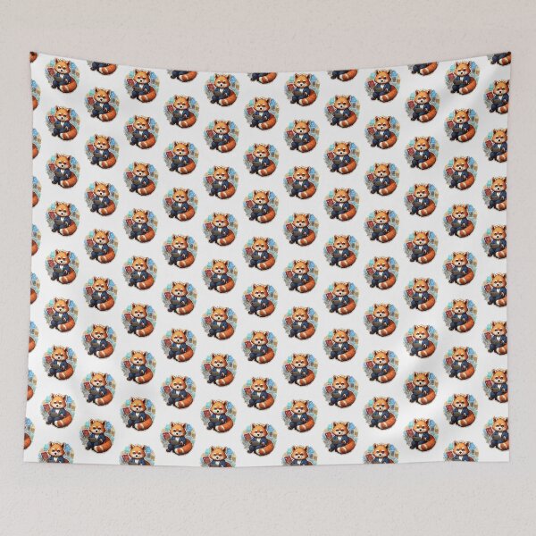 Item preview, Red Panda School Red Panda Scientist Red Panda Mathematic designed and sold by ArtFromBeyond.