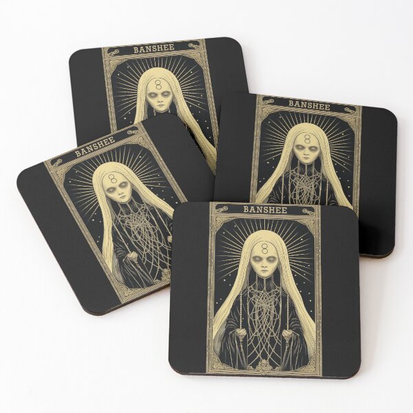 Item preview, Banshee Tarot Card Vintage Artwork designed and sold by Digitalio.