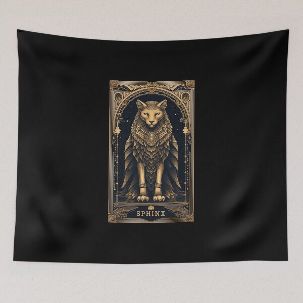 Item preview, Sphinx Tarot Card Vintage Artwork designed and sold by Digitalio.