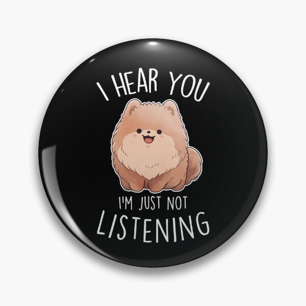 Item preview, Pomeranian Dog Not Listening designed and sold by Clara Hollins.