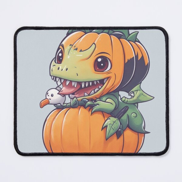 Item preview, crazy pumpkin eating cute spooky ghost designed and sold by Majkel & Majkel.