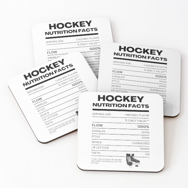 Item preview, Hockey Nutrition Facts  designed and sold by LucyGooseyLife.
