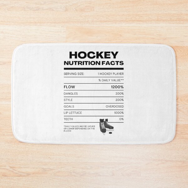 Item preview, Hockey Nutrition Facts designed and sold by LucyGooseyLife.
