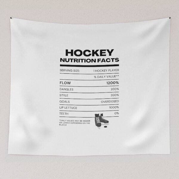 Item preview, Hockey Nutrition Facts  designed and sold by LucyGooseyLife.