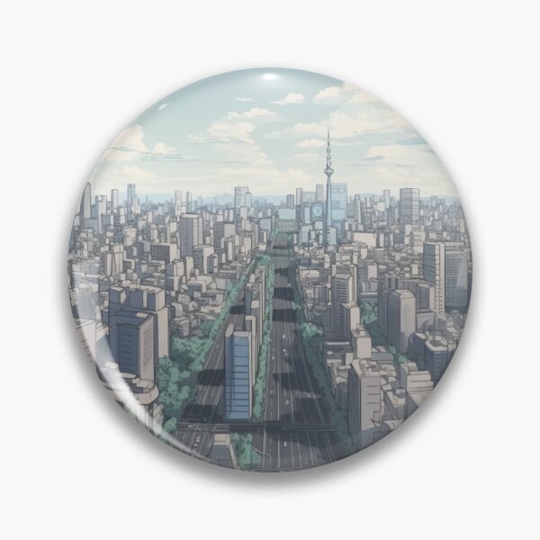 Item preview, Outline City designed and sold by MetAIjp.