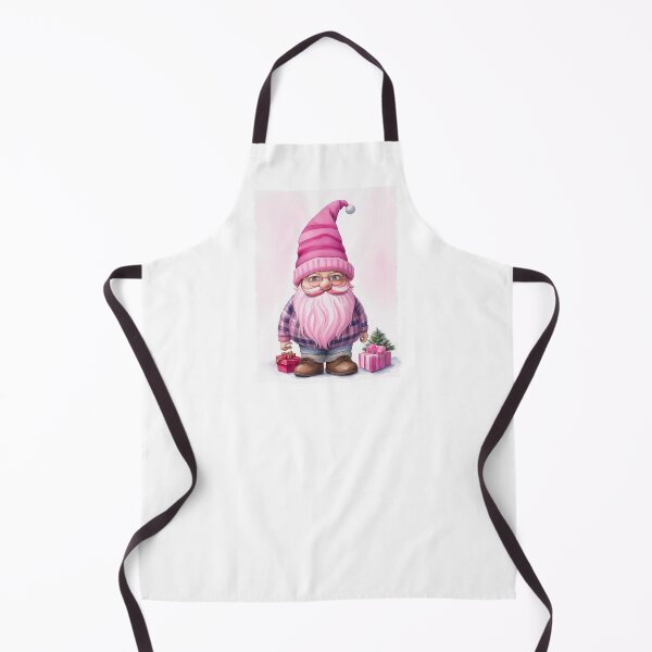 Item preview, Cute Xmas Gnome In A Pink Hat With A Pink Beard Merry Christmas Gift Fabulous Pink Gnome Watercolor Pink Shades designed and sold by FunnySunny T-Shirts.