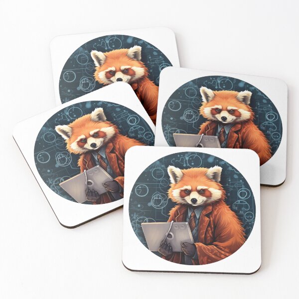 Item preview, Red Panda School Red Panda Scientist Red Panda Mathematic designed and sold by ArtFromBeyond.