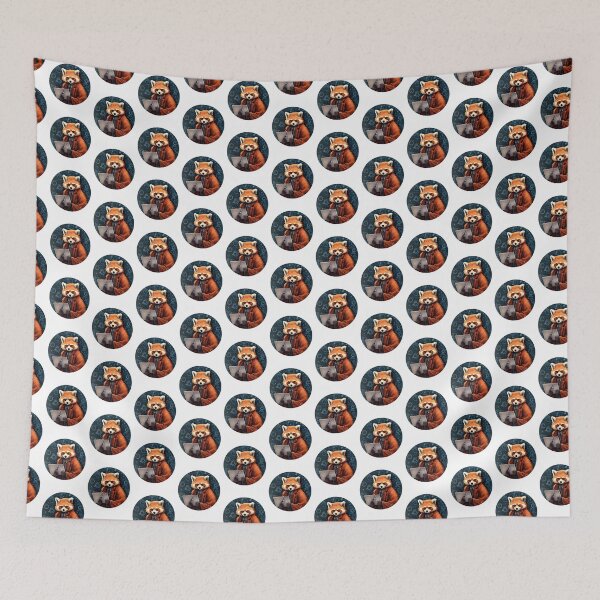Item preview, Red Panda School Red Panda Scientist Red Panda Mathematic designed and sold by ArtFromBeyond.