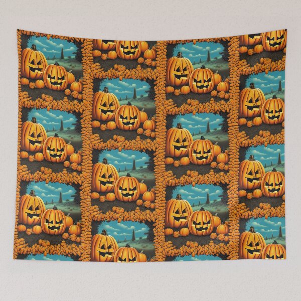 Item preview, Pumpkin Patch Horror Show designed and sold by Paw's Arts.