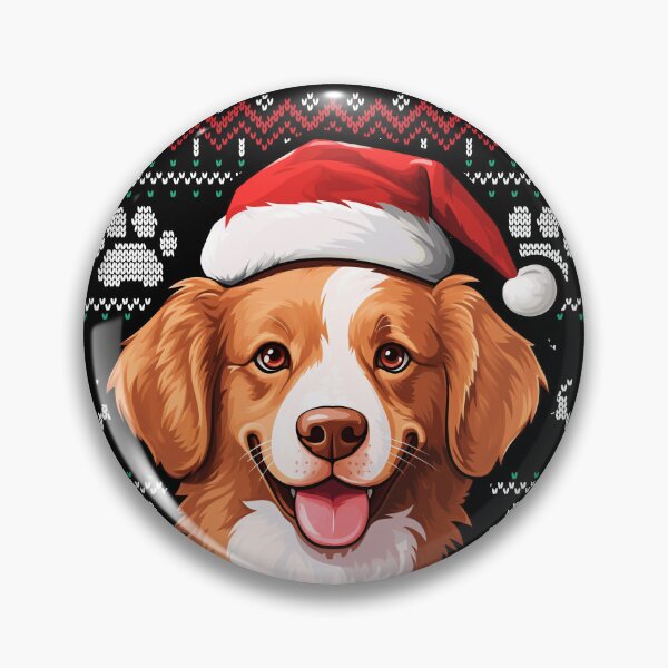 Item preview, Nova Scotia Duck Tolling Retriever Toller Ugly Sweater Christmas designed and sold by rafaeltto.