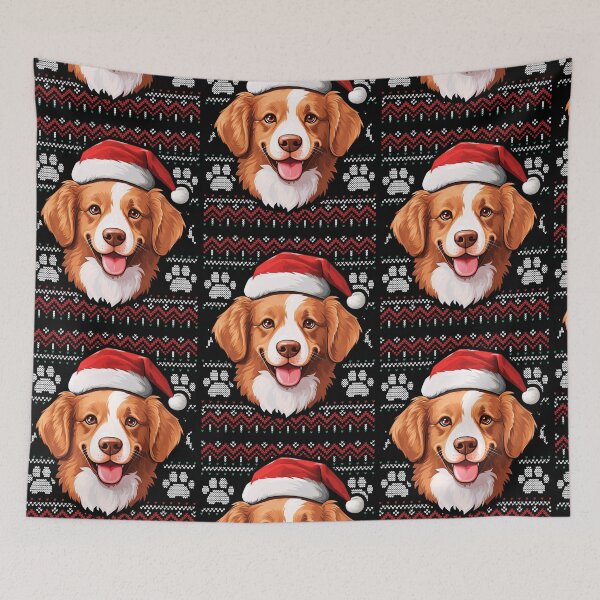 Item preview, Nova Scotia Duck Tolling Retriever Toller Ugly Sweater Christmas designed and sold by rafaeltto.