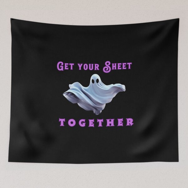 Item preview, Get your sheet together ghost Halloween  designed and sold by FatBirdie.