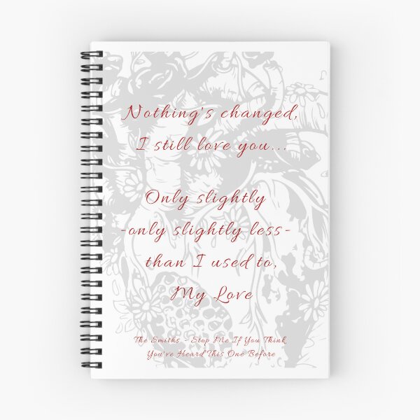 Item preview, Stop Me If Think...~ The Smiths ~ Lyrical Art designed and sold by MayQueenArt.