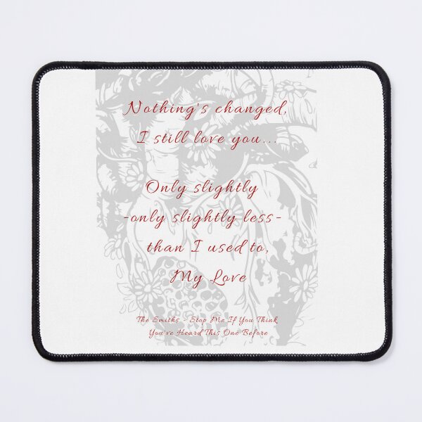 Item preview, Stop Me If Think...~ The Smiths ~ Lyrical Art designed and sold by MayQueenArt.