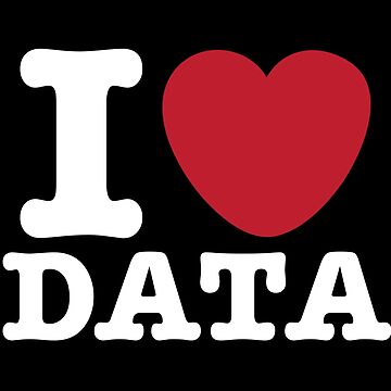 Artwork thumbnail, I Heart Data by teesaurus