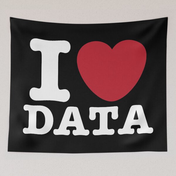 Item preview, I Heart Data designed and sold by teesaurus.