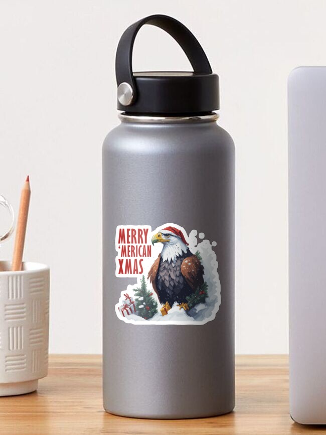 : American Bald Eagle Merry Christmas Ugly Xmas Design