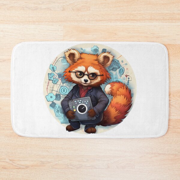 Artikelvorschau, Kopie von Red Panda School Red Panda Scientist Red Panda Mathematic entworfen und verkauft von ArtFromBeyond.