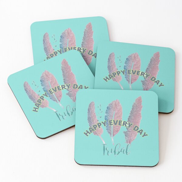 Item preview, Happy every day with feathers  Essential designed and sold by Luckangel.