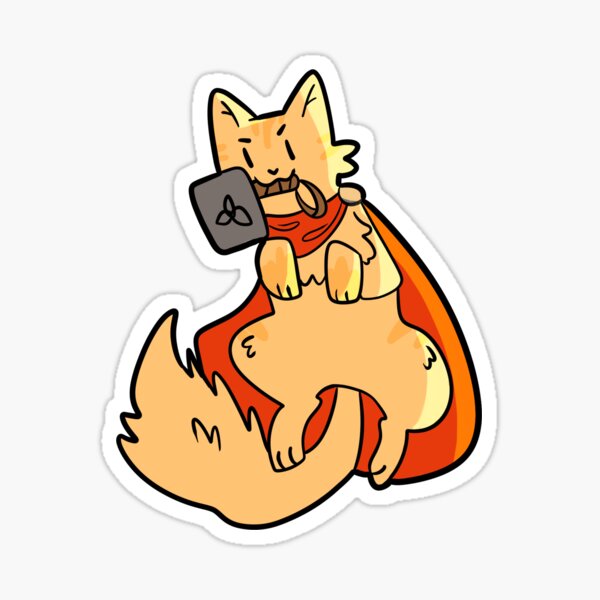 Thor Kitty! Sticker