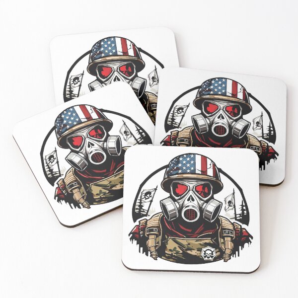 Item preview, American Patriot with Gas Mask designed and sold by 223 Digital Art.