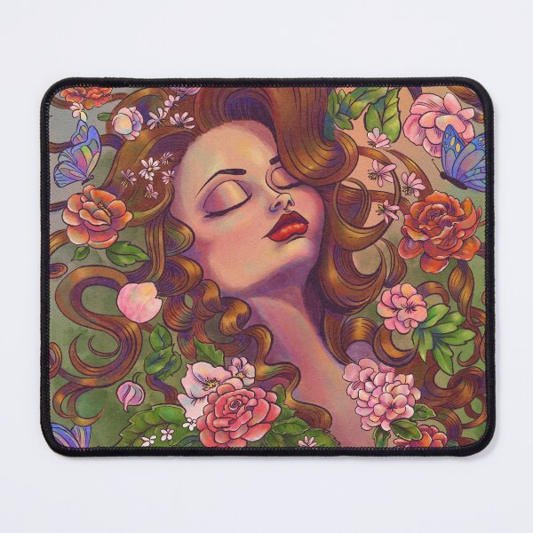 Item preview, Maiden asleep in flowers designed and sold by princesspjs.