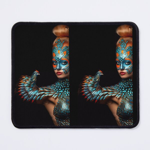 Item preview, “The grace of feathers and femininity” designed and sold by Art-Vortex-fr.