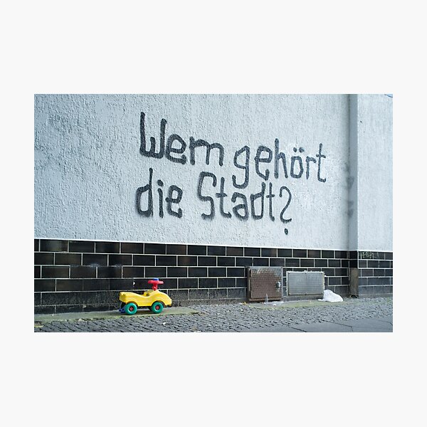 Wem Gehört Die Stadt Fotodruck