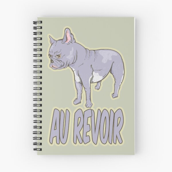 Item preview, French Bulldog AU REVOIR designed and sold by piedaydesigns.