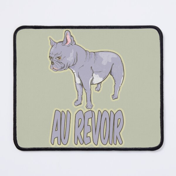 Item preview, French Bulldog AU REVOIR designed and sold by piedaydesigns.