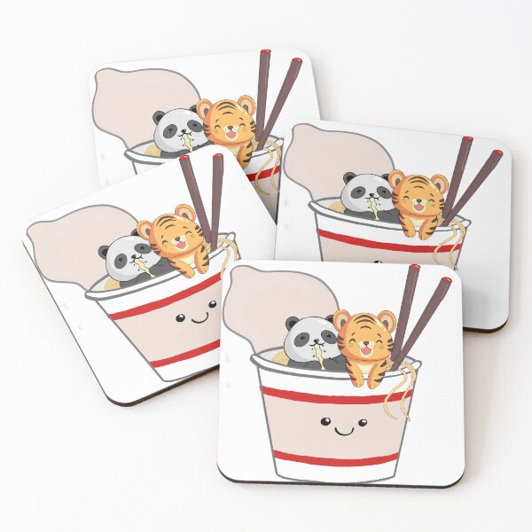 Item preview, Happy cup of Sesame and Noodle designed and sold by acupandspoonie.