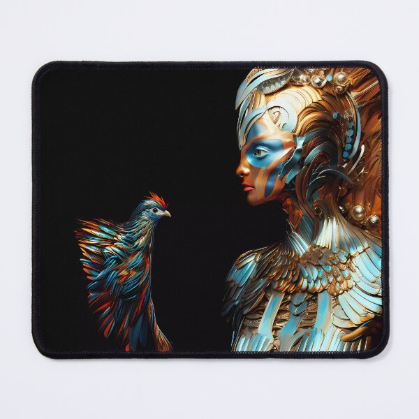 Item preview, “The grace of feathers and femininity” designed and sold by Art-Vortex-fr.