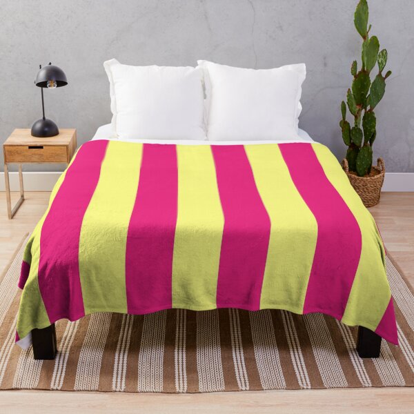 Item preview, Vertical Stripes ,Rose Pink And Yellow Colors designed and sold by Designfs.
