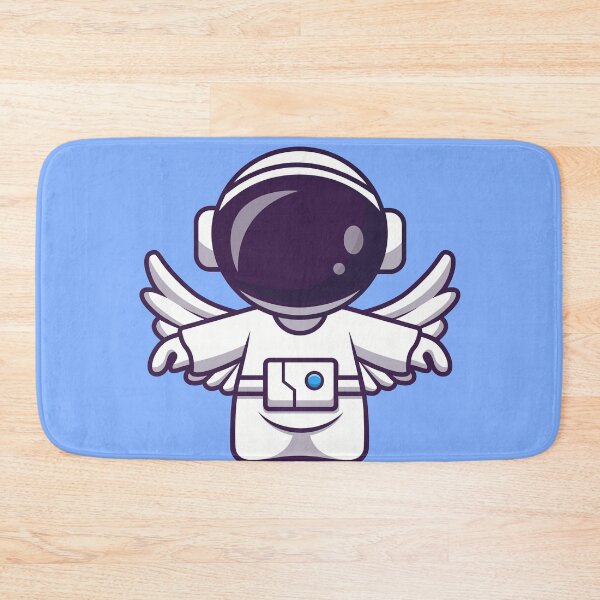 Item preview, Heavenly Soar: Cute Astronaut Becomes an Angel in Cartoon Vector Icon designed and sold by hjian8219.