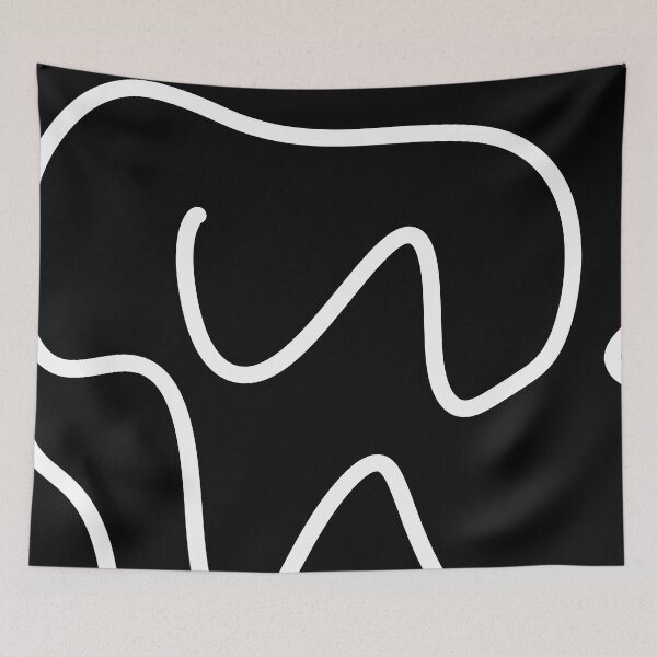 Item preview, Black & White Abstract 2 designed and sold by Leanne Morin.