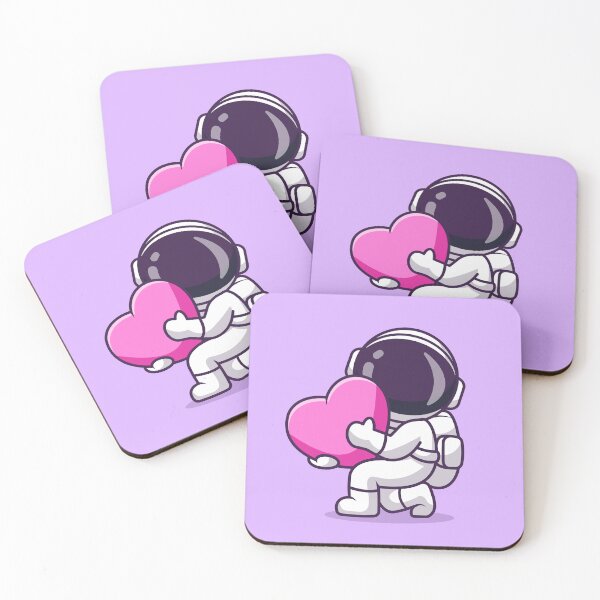 Item preview, Love Beyond the Stars: Cute Astronaut with a Heart in Cartoon Vector Icon designed and sold by hjian8219.
