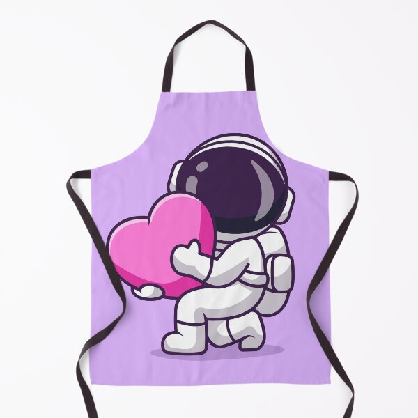 Item preview, Love Beyond the Stars: Cute Astronaut with a Heart in Cartoon Vector Icon designed and sold by hjian8219.