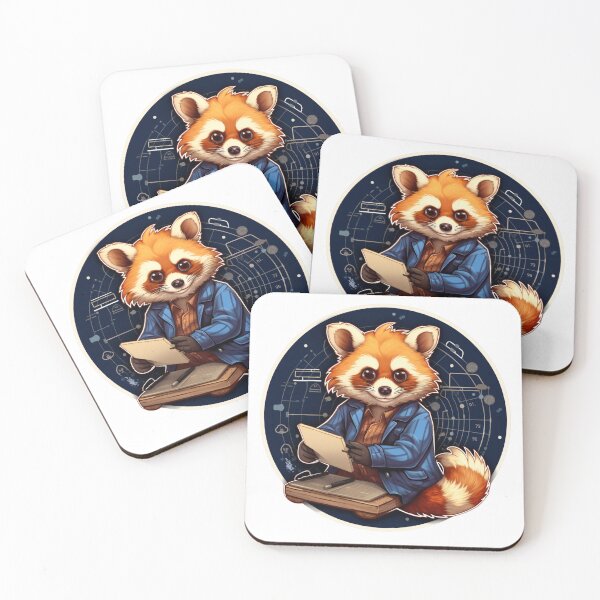 Item preview, Red Panda School Red Panda Scientist Red Panda Mathematic designed and sold by ArtFromBeyond.