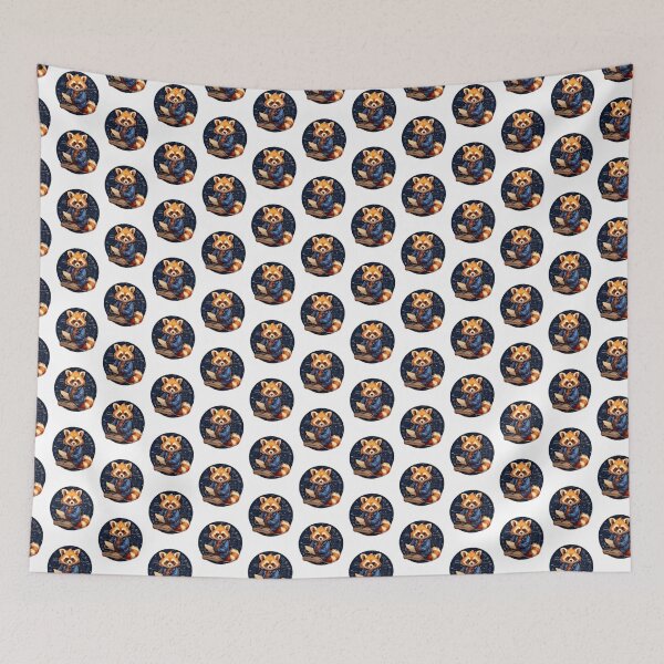 Item preview, Red Panda School Red Panda Scientist Red Panda Mathematic designed and sold by ArtFromBeyond.